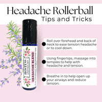 Headache Rollerball- Certified Therapeutic Grade Essential Oil 10 ML
