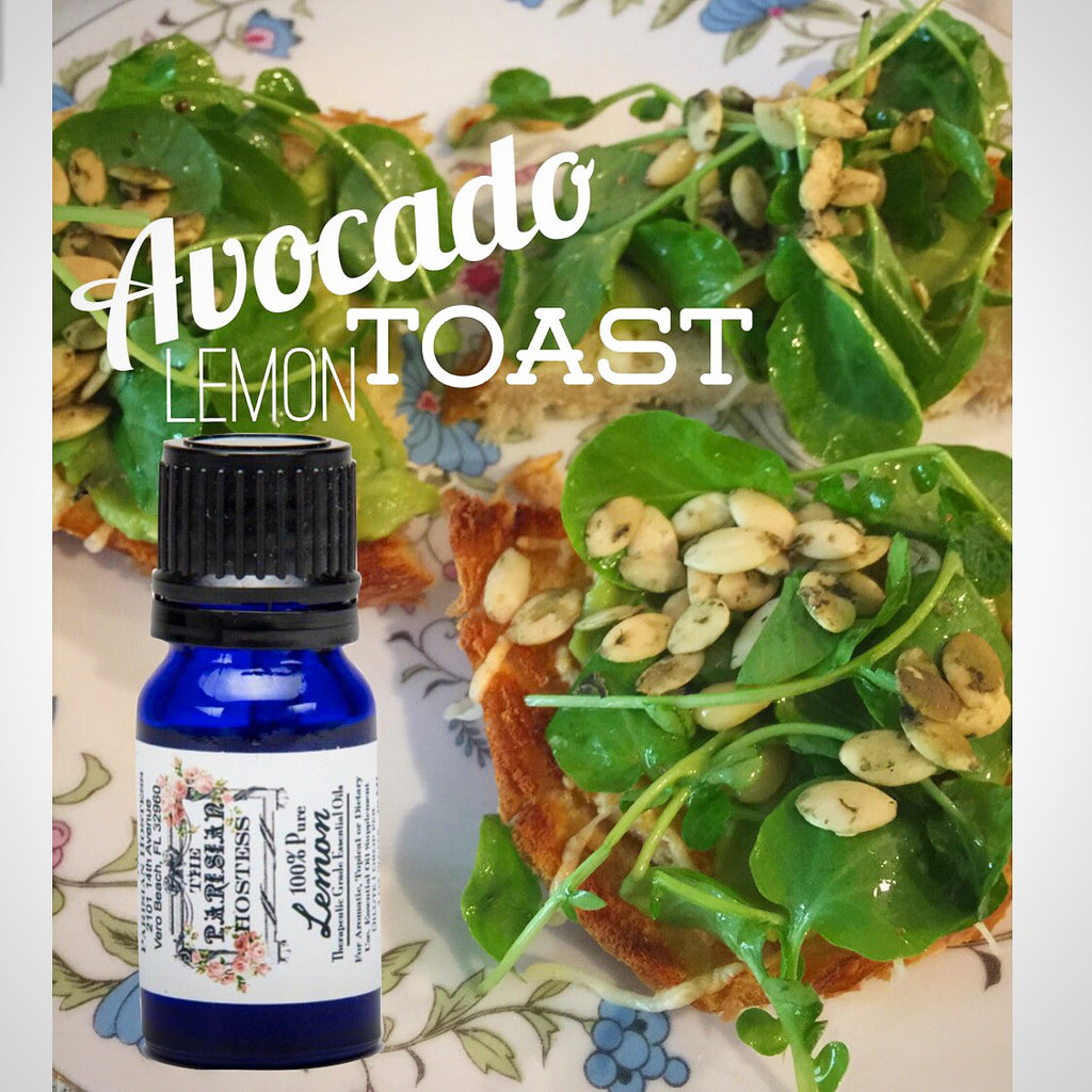 Avocado Lemon Toast