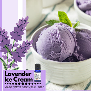 Ice Cream, You Scream, we ALL scream for Lavender Ice Cream!
