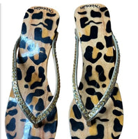 Cheetah Woodies Sandals