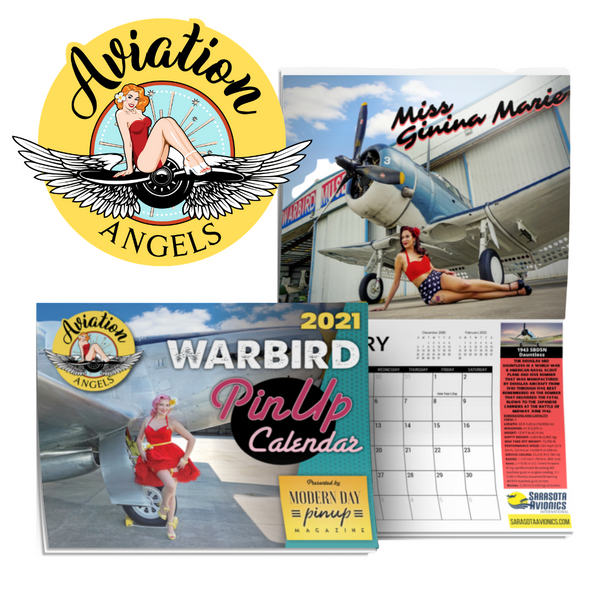 Aviation Angels 2021 Pin Up Warbird Calendar