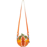 Fresh Squeezed Mary Frances Crossbody Orange Handbag