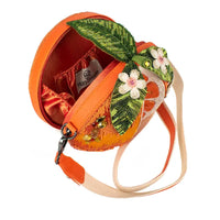 Fresh Squeezed Mary Frances Crossbody Orange Handbag