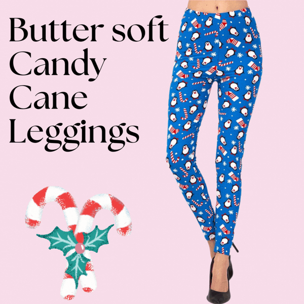 Limited Edition Candy Cane Leggings