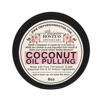 Coconut Oil Pulling - Natural Teeth Whitener with Essential Oils