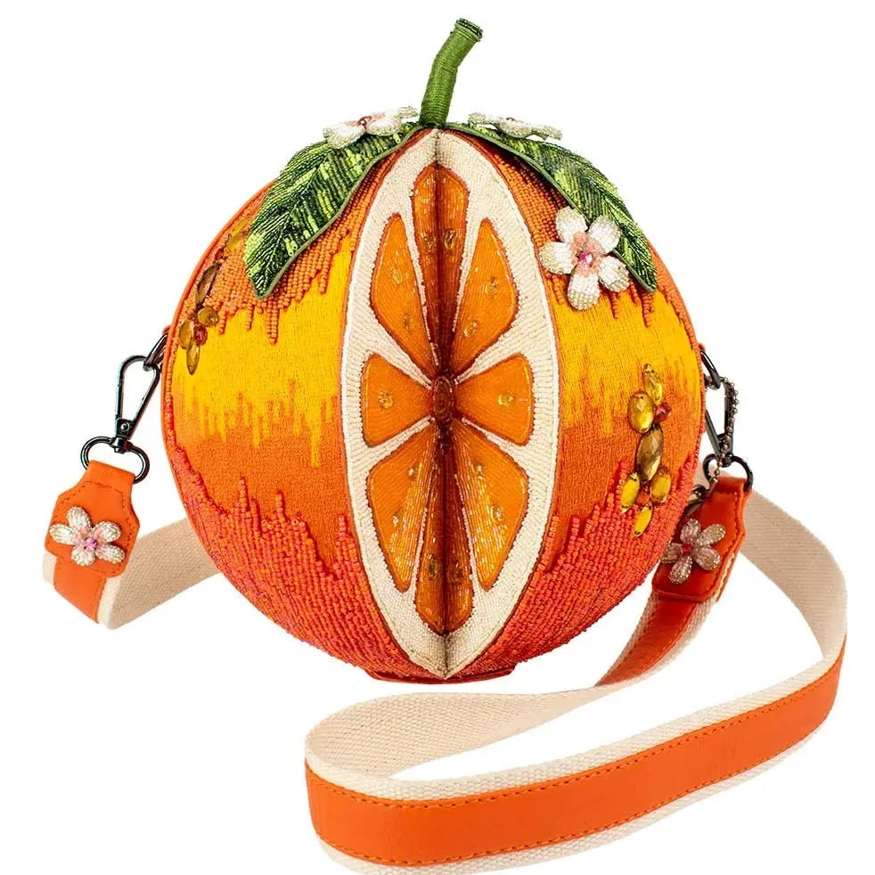 Orange brand purse hotsell