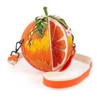 Fresh Squeezed Mary Frances Crossbody Orange Handbag