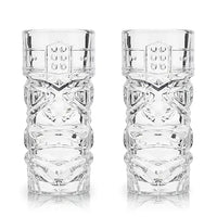 Crystal Tiki Glasses (Set of 2)