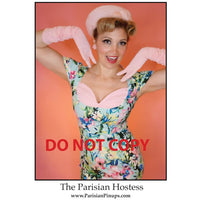 Signed 8x10 photo of Parisian Pinup- The Parisian Hostess