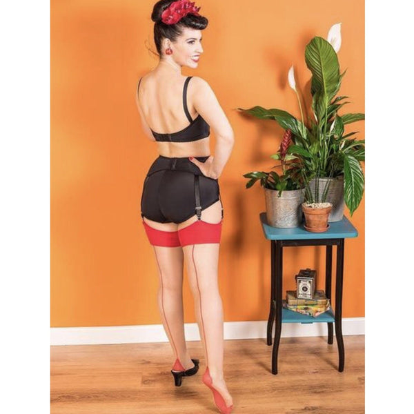 Seamed Stockings Red Glamour